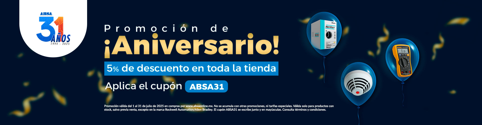 Venta de aniversario ABSA